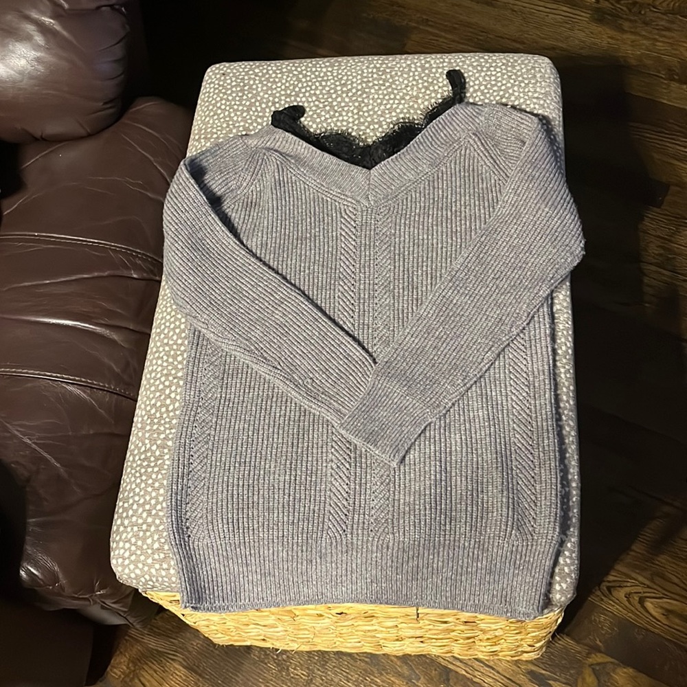 Sweater with Lace